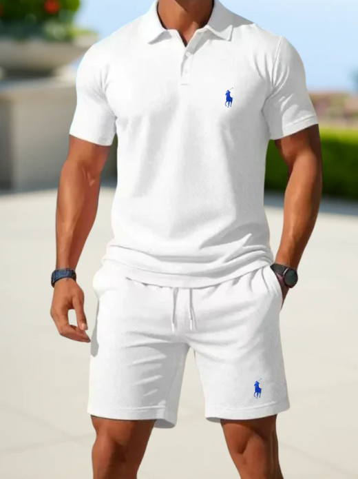 RL™ | Conjunto premium de verão: polo e calções