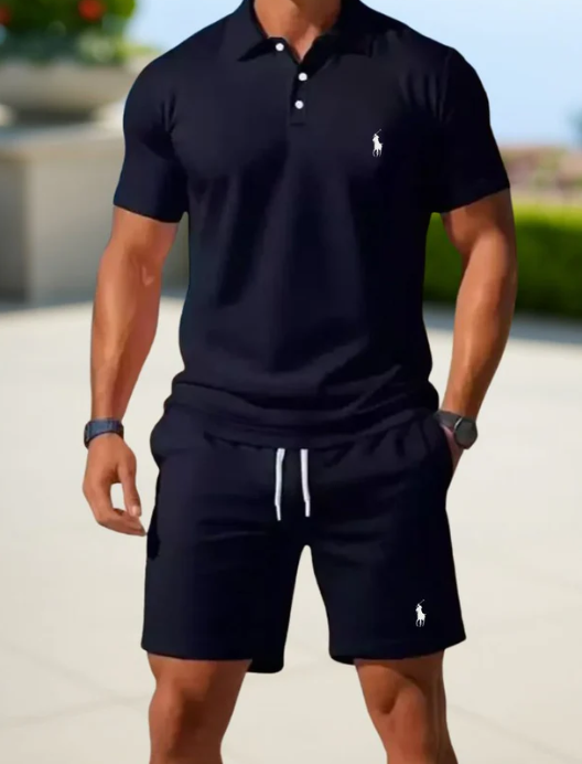 RL™ | Conjunto premium de verão: polo e calções