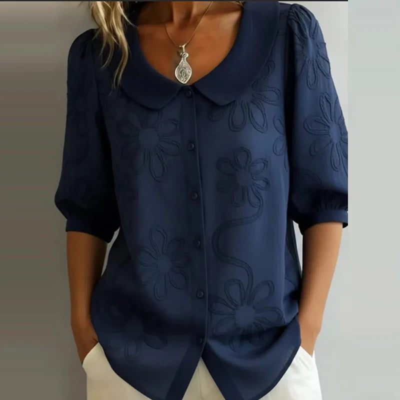Zélie | Blusa floral leve com elegância natural