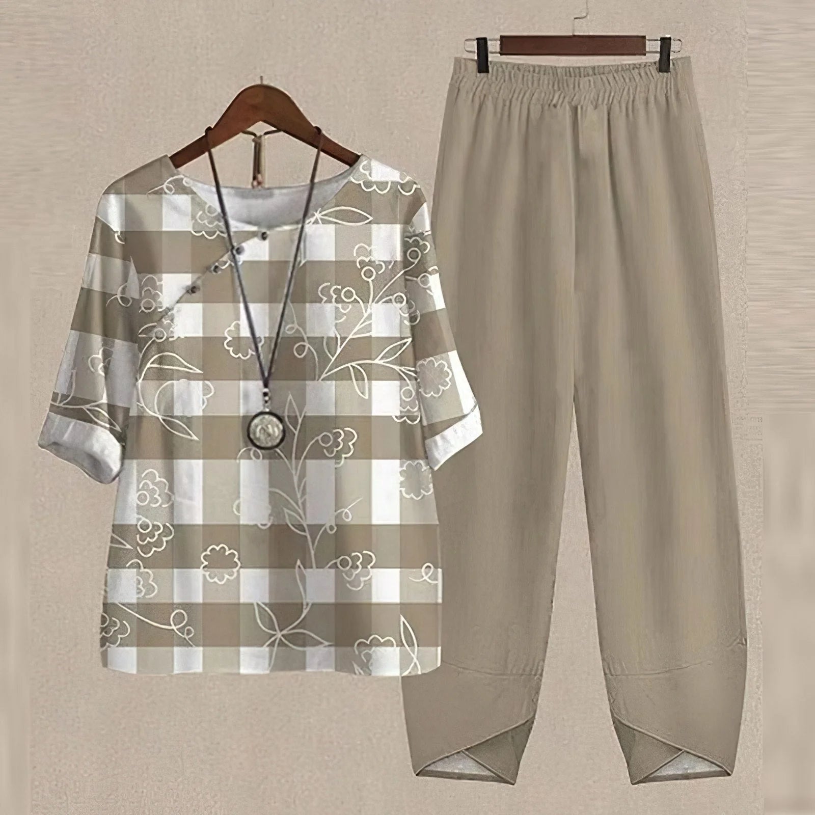 Lilou | Conjunto confortável e elegante com camisa e calças