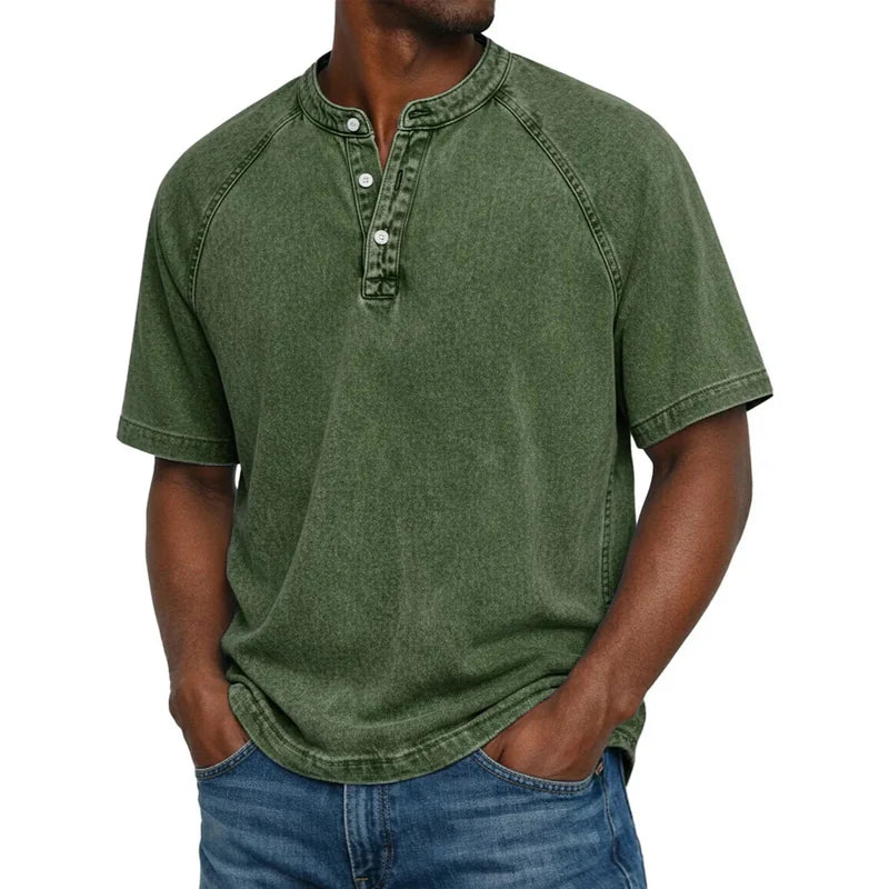 Édson | Camisola Henley estilo náutico