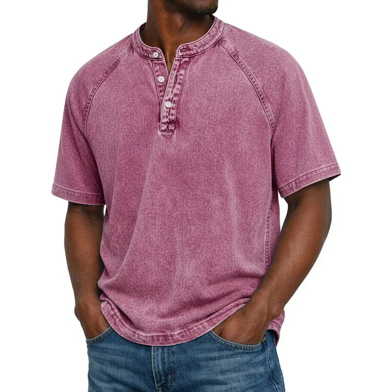 Édson | Camisola Henley estilo náutico