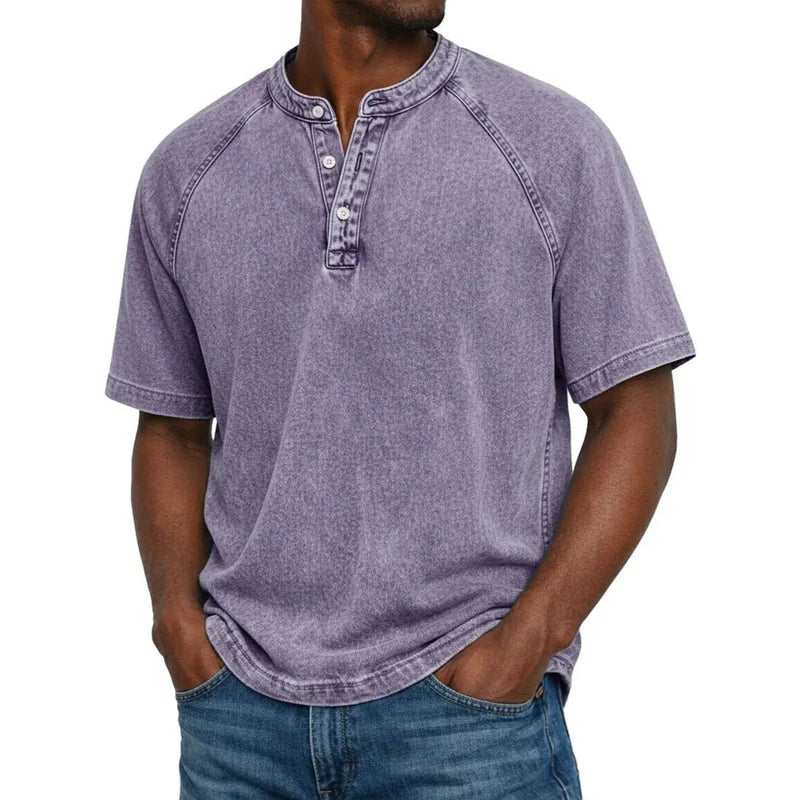 Édson | Camisola Henley estilo náutico