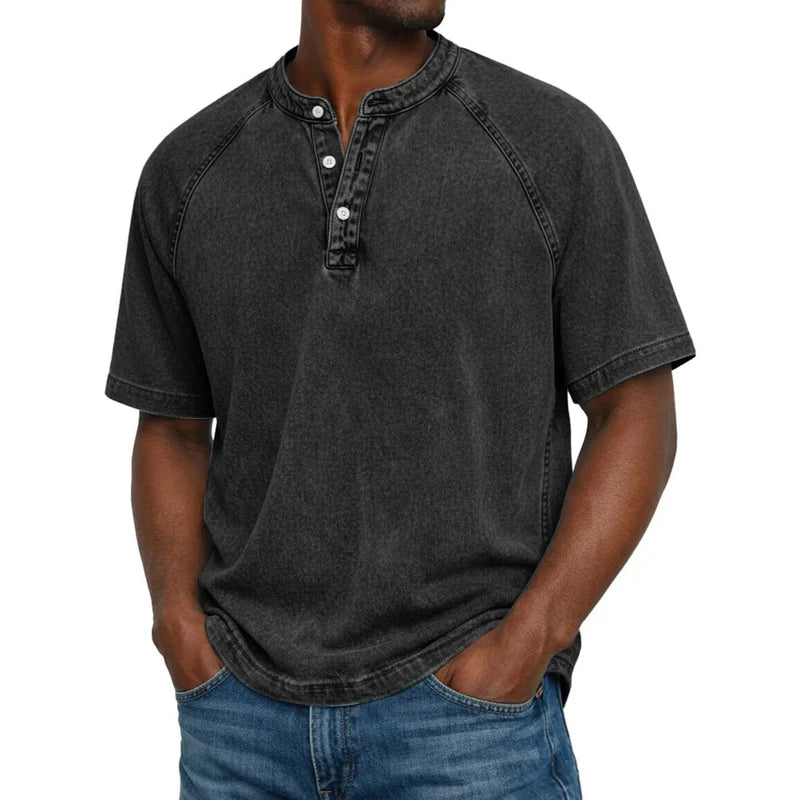 Édson | Camisola Henley estilo náutico