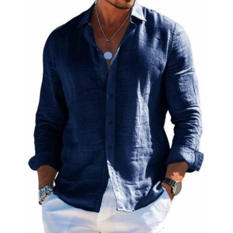 Carlos | Camisa elegante em tecido respirável