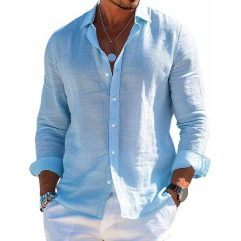 Carlos | Camisa elegante em tecido respirável