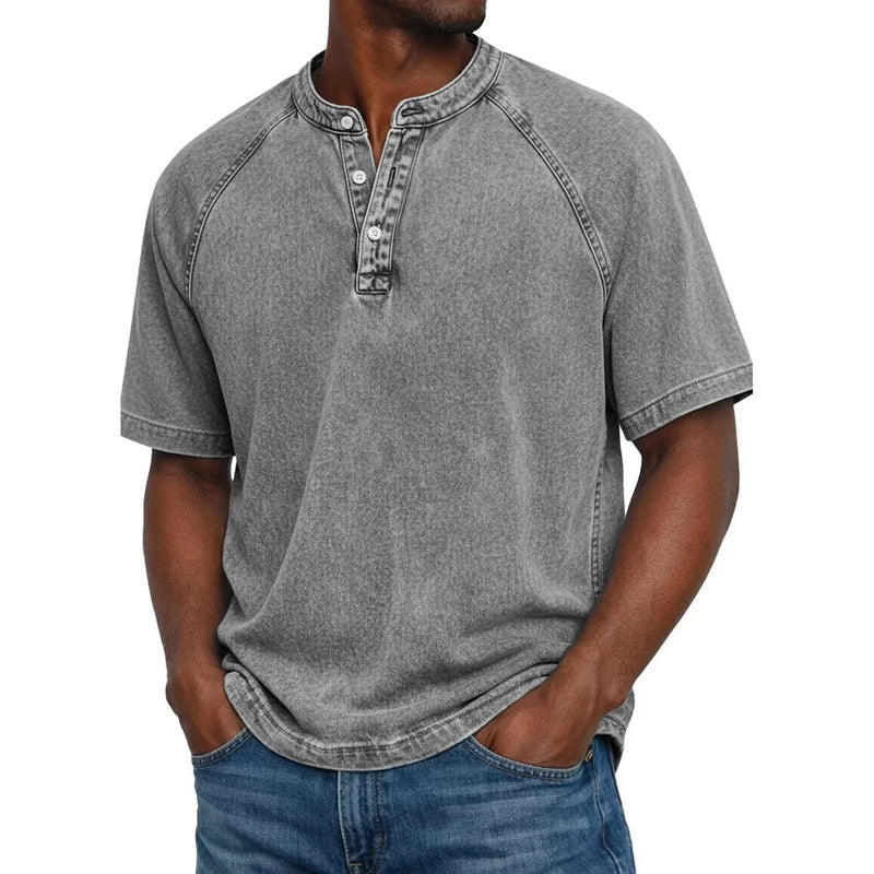 Édson | Camisola Henley estilo náutico