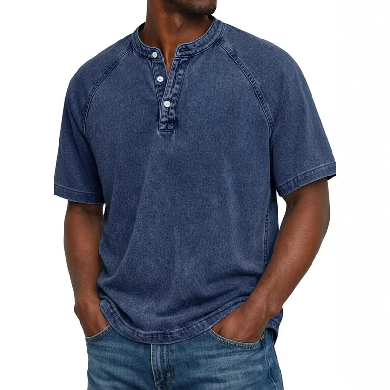 Édson | Camisola Henley estilo náutico