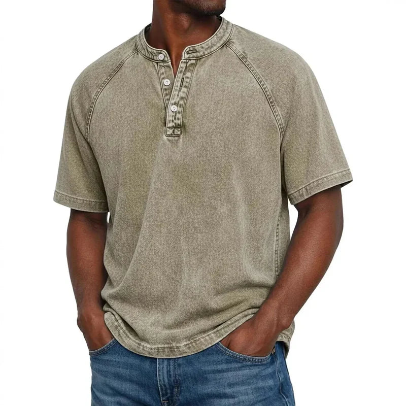 Édson | Camisola Henley estilo náutico