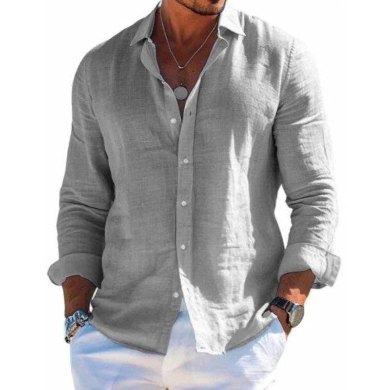 Carlos | Camisa elegante em tecido respirável